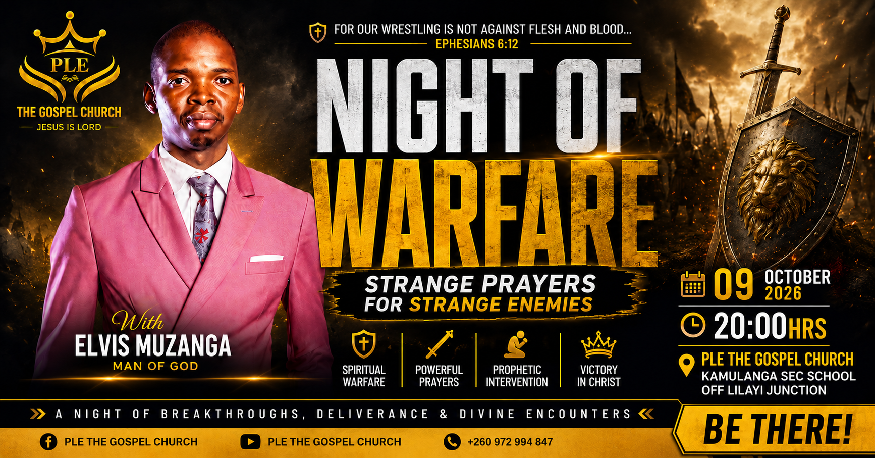 Night of Warfare — Strange Prayers for Strange Enemies