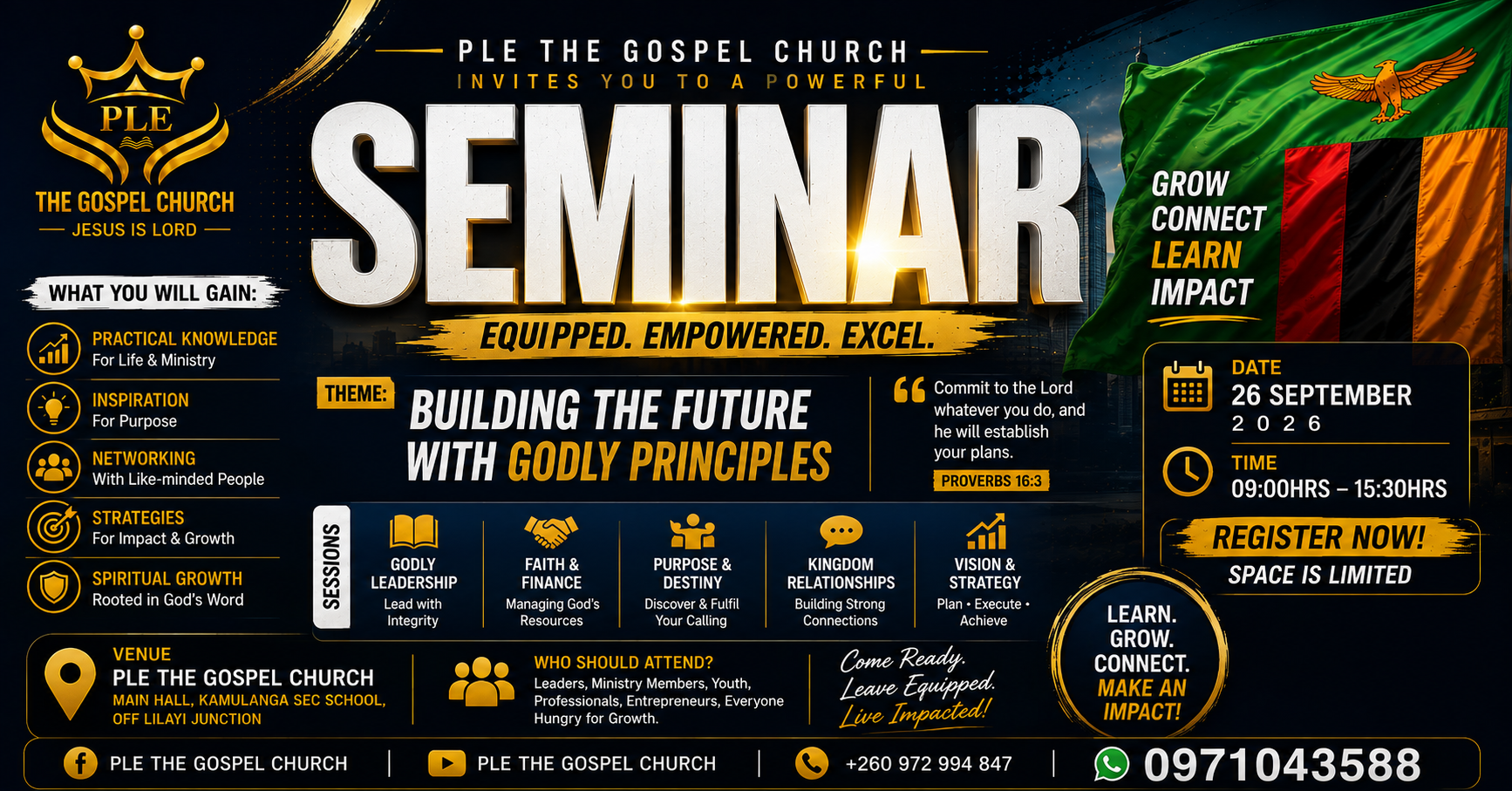Empowered Seminar: Build With Godly Principles