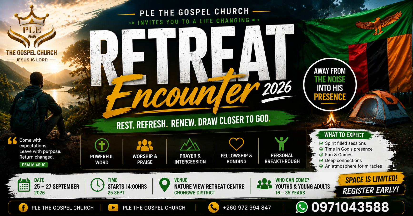 Encounter Retreat 2026: Into His Presence