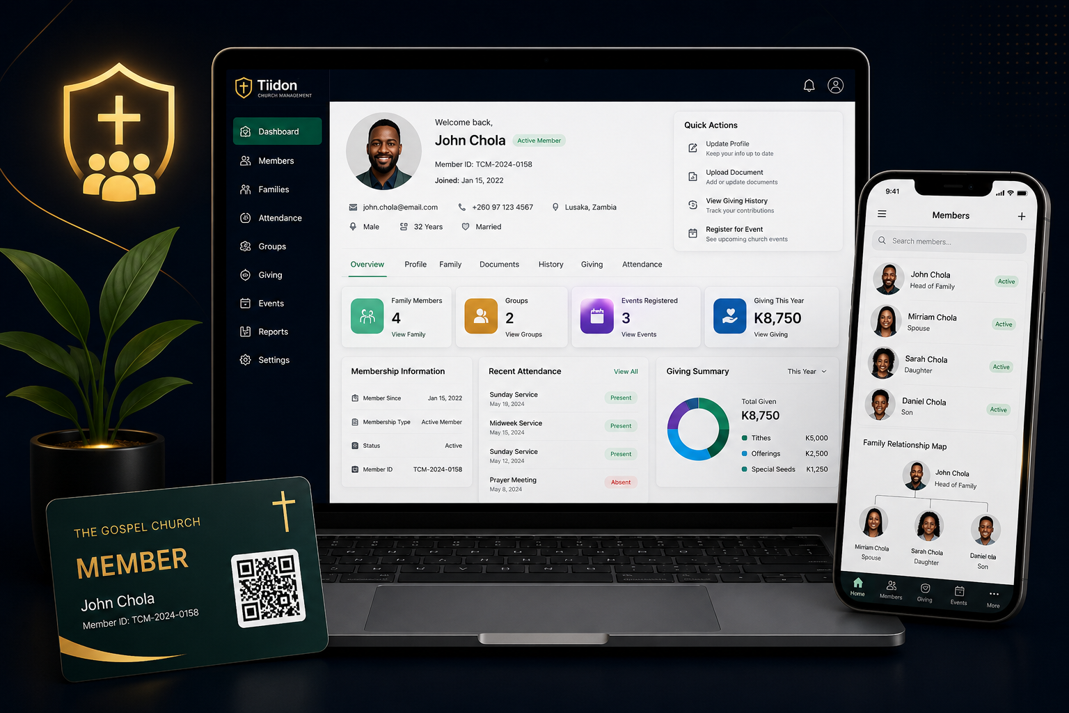 Complete Member Dashboard